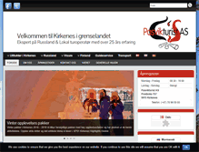 Tablet Screenshot of pasvikturist.no